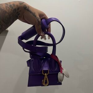 jacquemus bag le chiquito purple